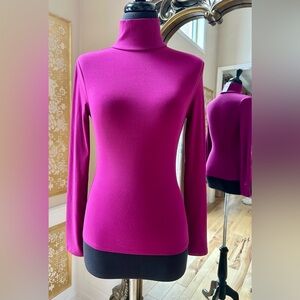 Express Fuchsia Long Sleeve Top Size S